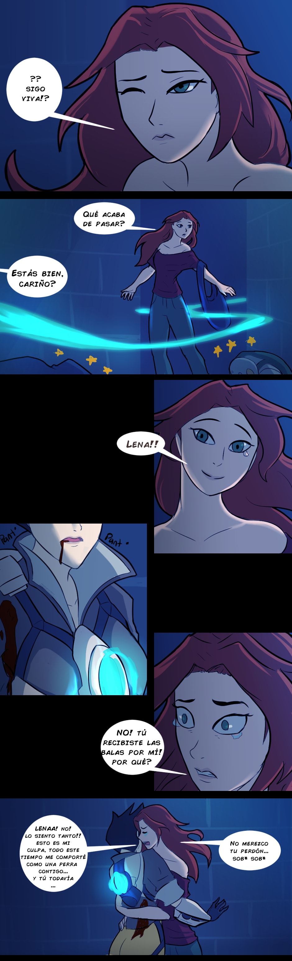 Read [ESP] Parejas de OW Fancomics :: Tracer x Emily pág 4 | Tapas Community