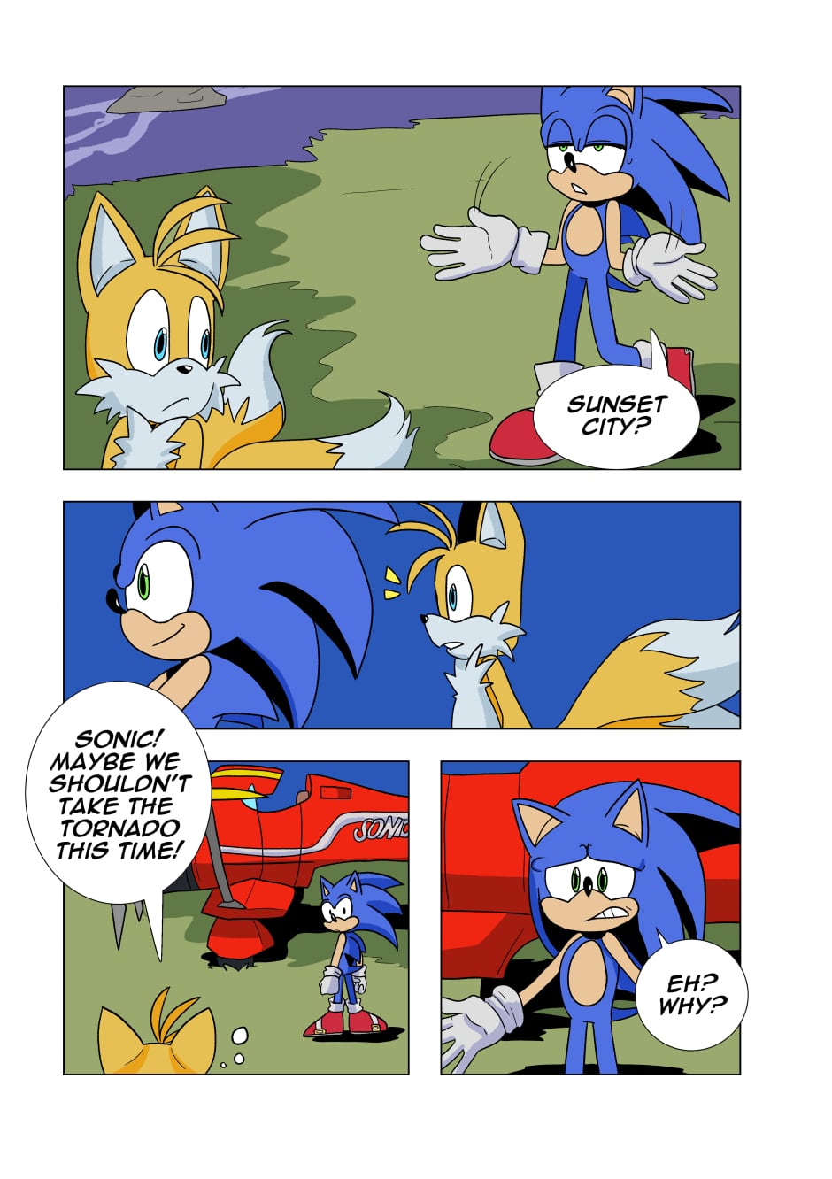 Read GO! GO! SUPER SONIC! :: Training Day | Tapas Comics