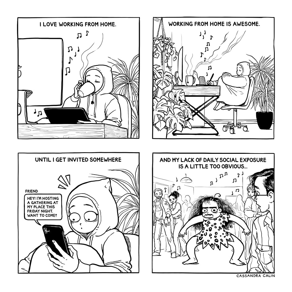 Read Cassandra Comics :: Working from home | Tapas Community