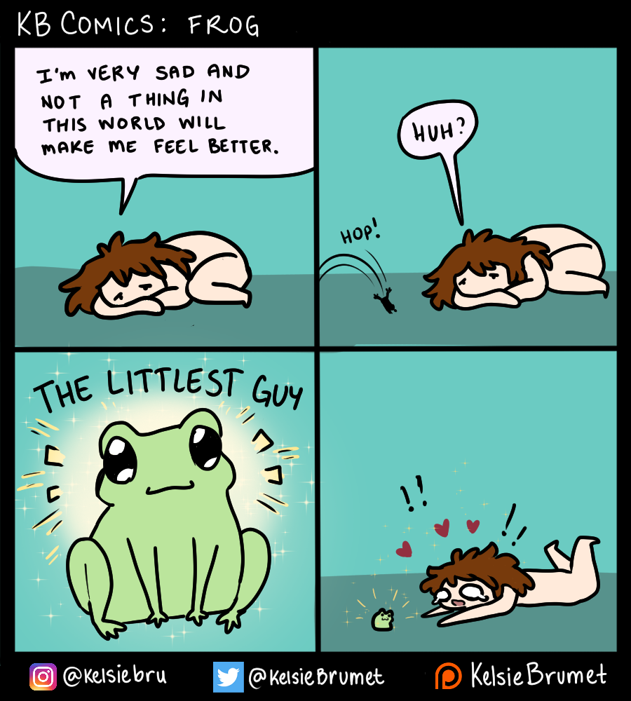 One forg a day keeps the big sad away