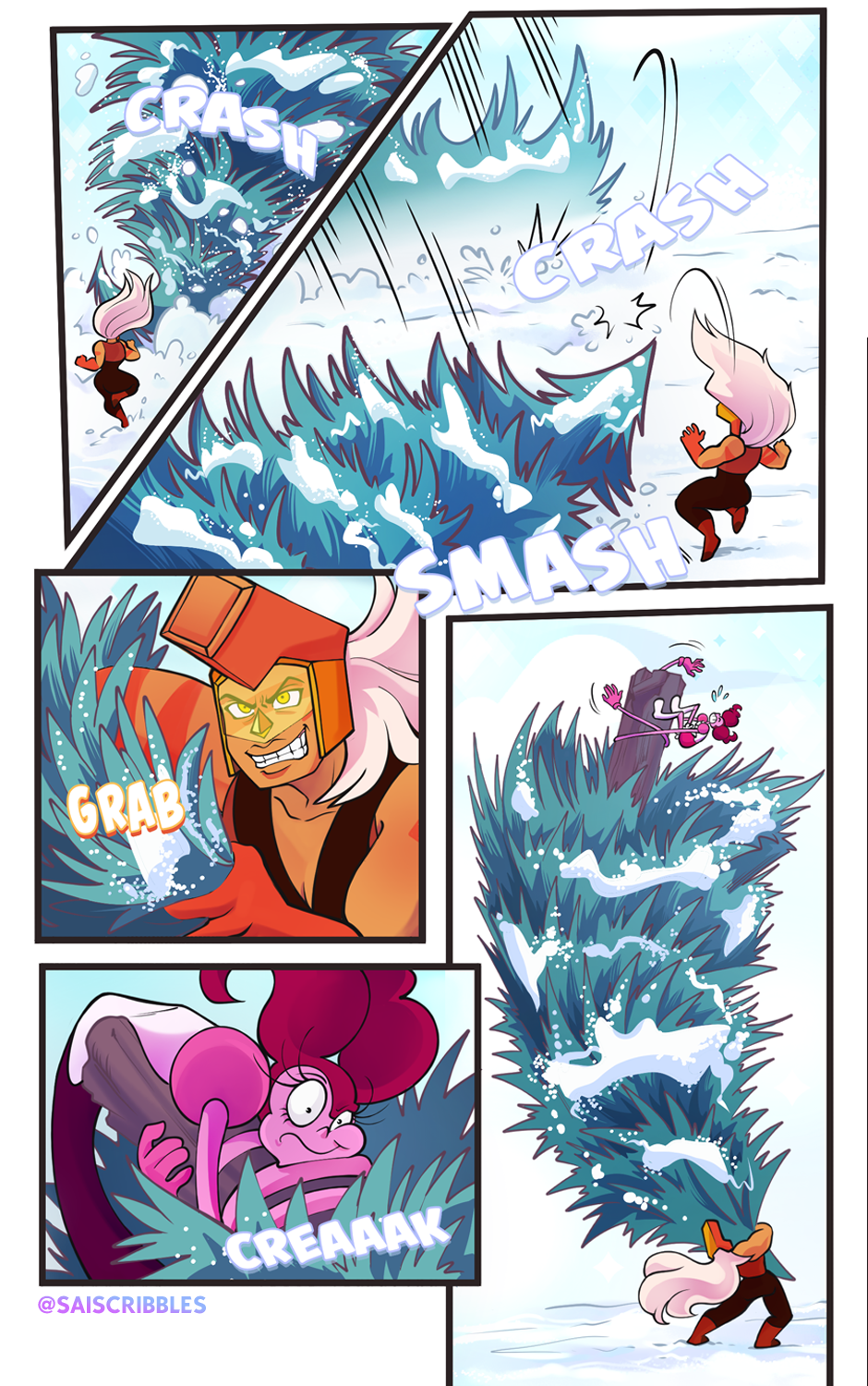 Read Switcheroo AU - Steven Universe AU :: Jasper Vs Spinel - Part ...