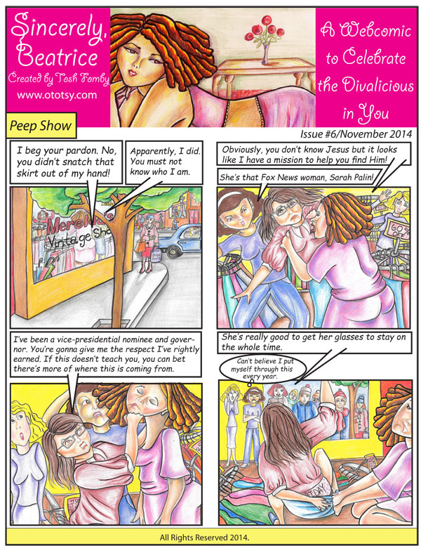 Read Sincerely Beatrice Peep Show Tapas Comics