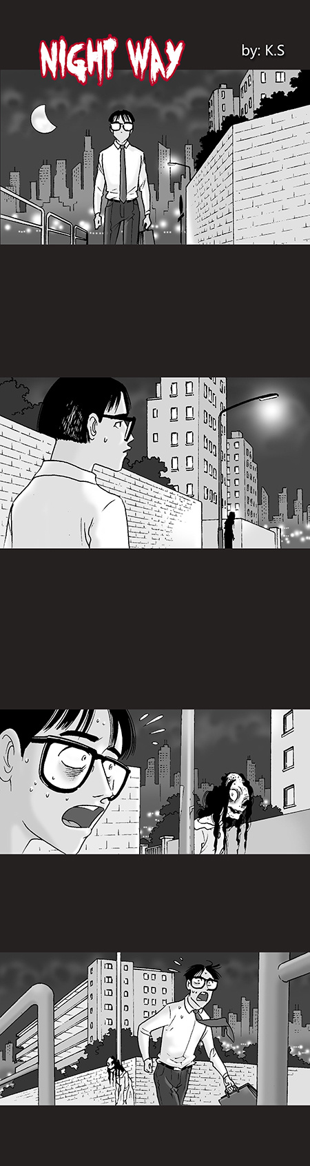 Read Silent Horror :: Night Way | Tapas Community