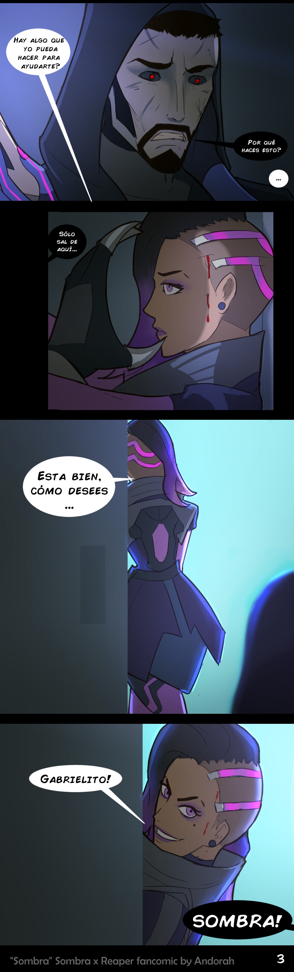 Read [ESP] Parejas de OW Fancomics :: Sombra x Reaper Pág 3 | Tapas  Community