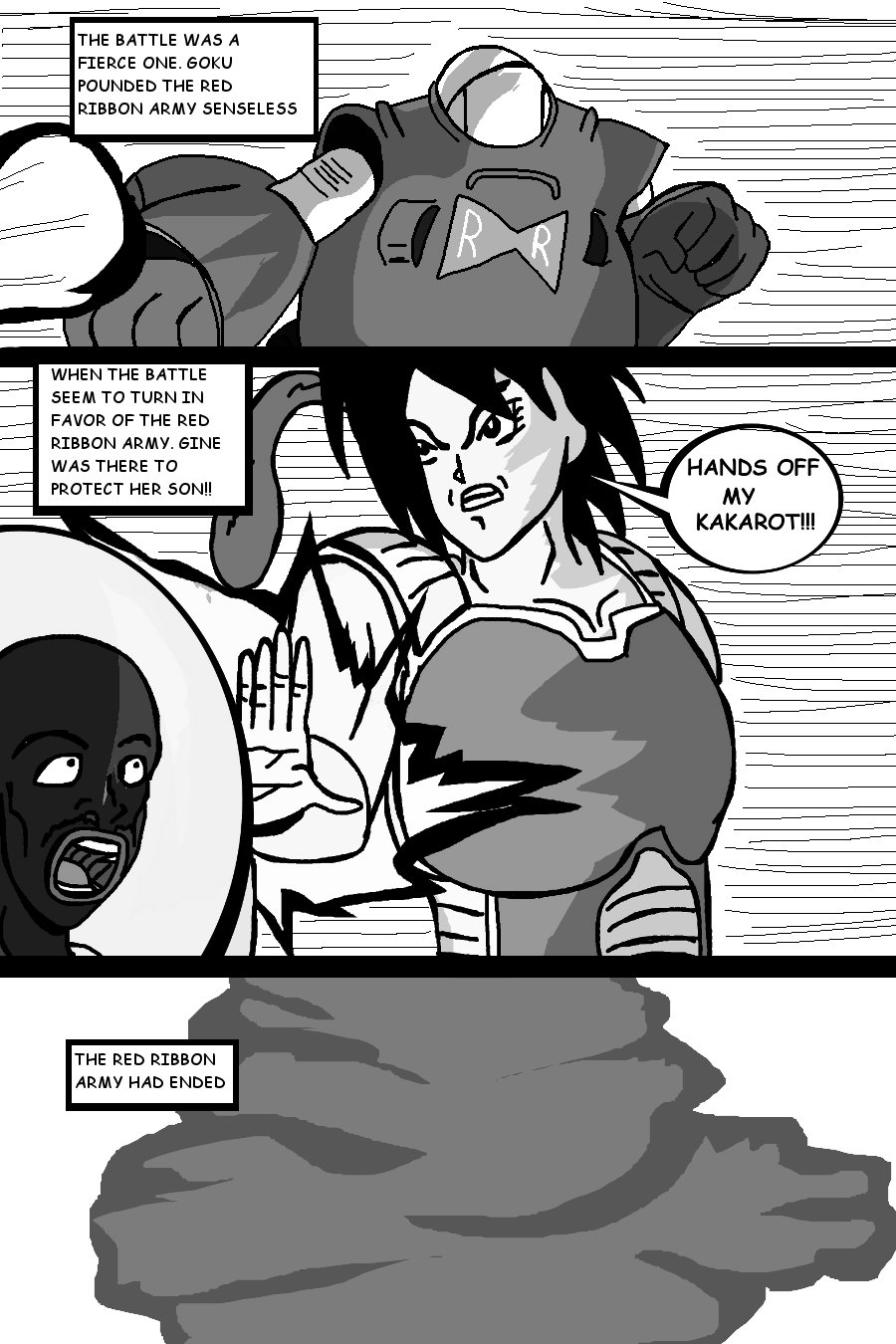 Read Dragon Ball R&R Fan comics :: DragonBall Pride Chapter 4 Part 3 Honour  And Growth 1