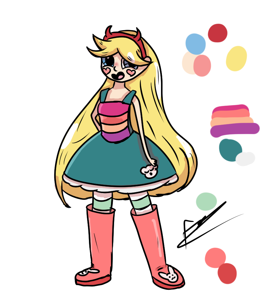 Read My Random Drawings :: Star Butterfly | Tapas Community