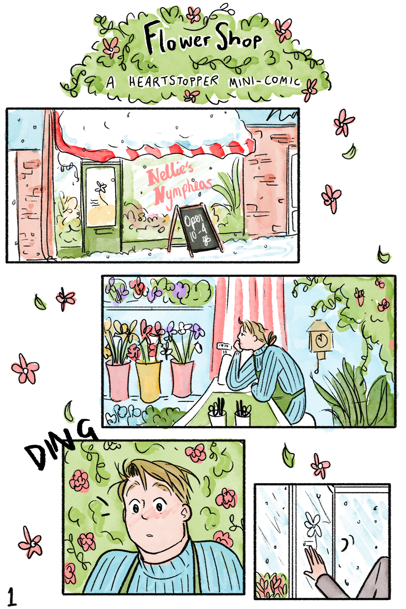 Read Heartstopper :: Mini-Comic: Flower Shop | Tapas Comics