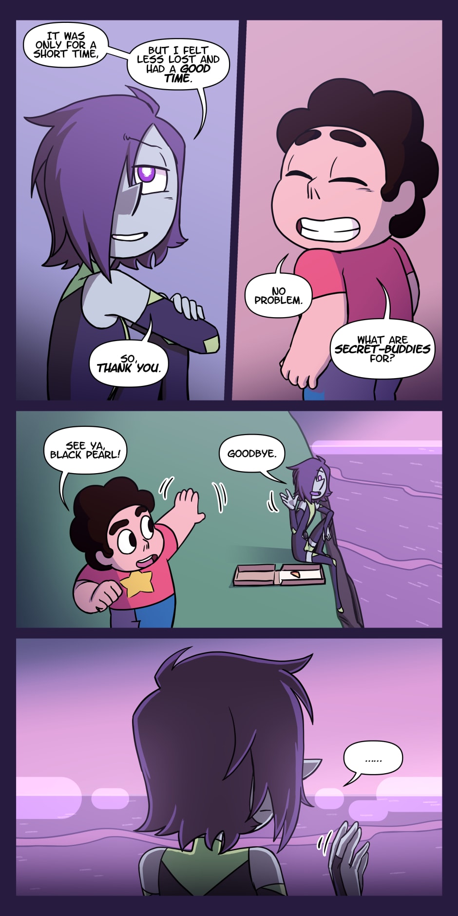 Read Steven Universe The Story Of Black Pearl Su Fan Comic Ep 10 One Step Closer