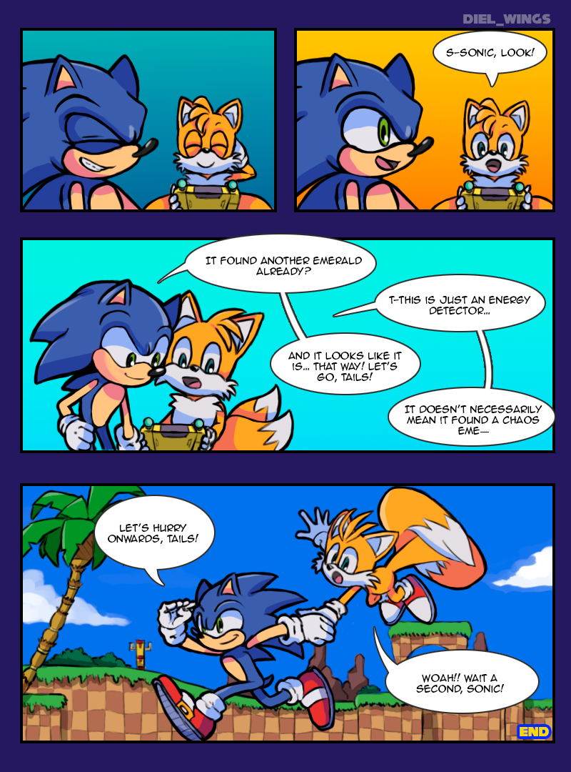 Sonic x tails comic