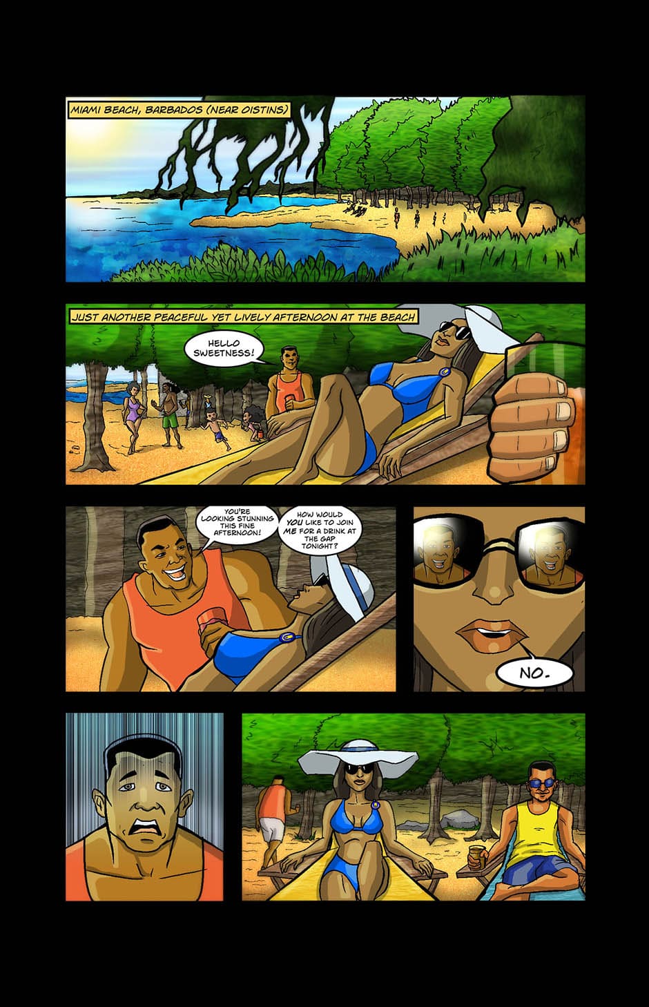 Heroes Of The World Mini-Comic  :: Issue #2 - Barbados - image 2