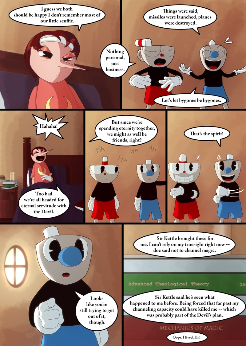Read Cuphead Threatenin' Zeppelin Epilogue Page 3 Tapas Community