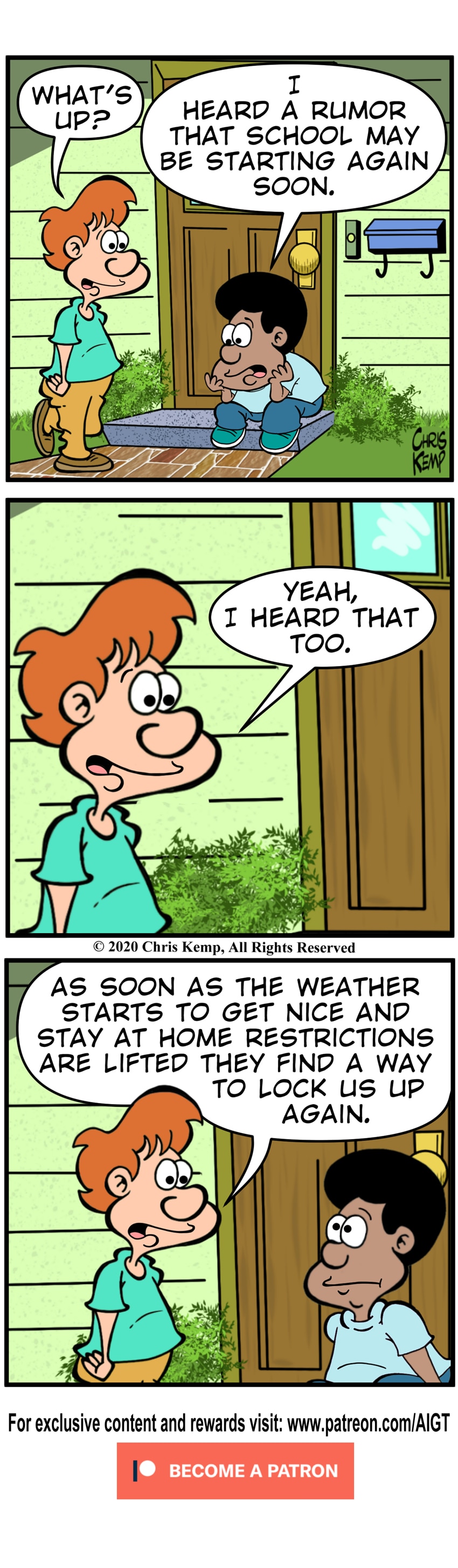 Read All In Good Time Just When I Think I'm Out... Tapas Community