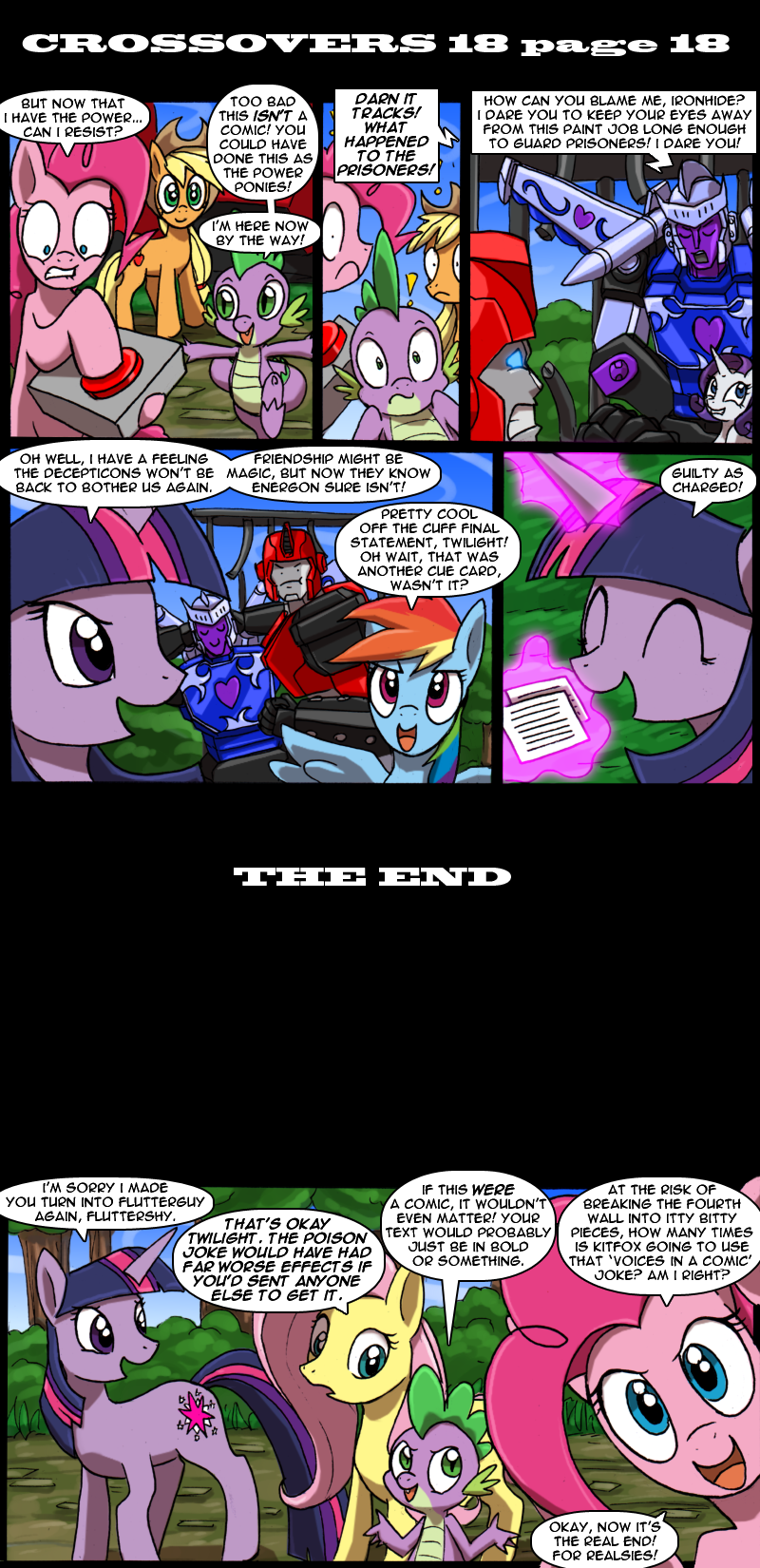 Read My Little Pony vs Transformers :: My Little Pony vs Transformers page  18 | Tapas Community