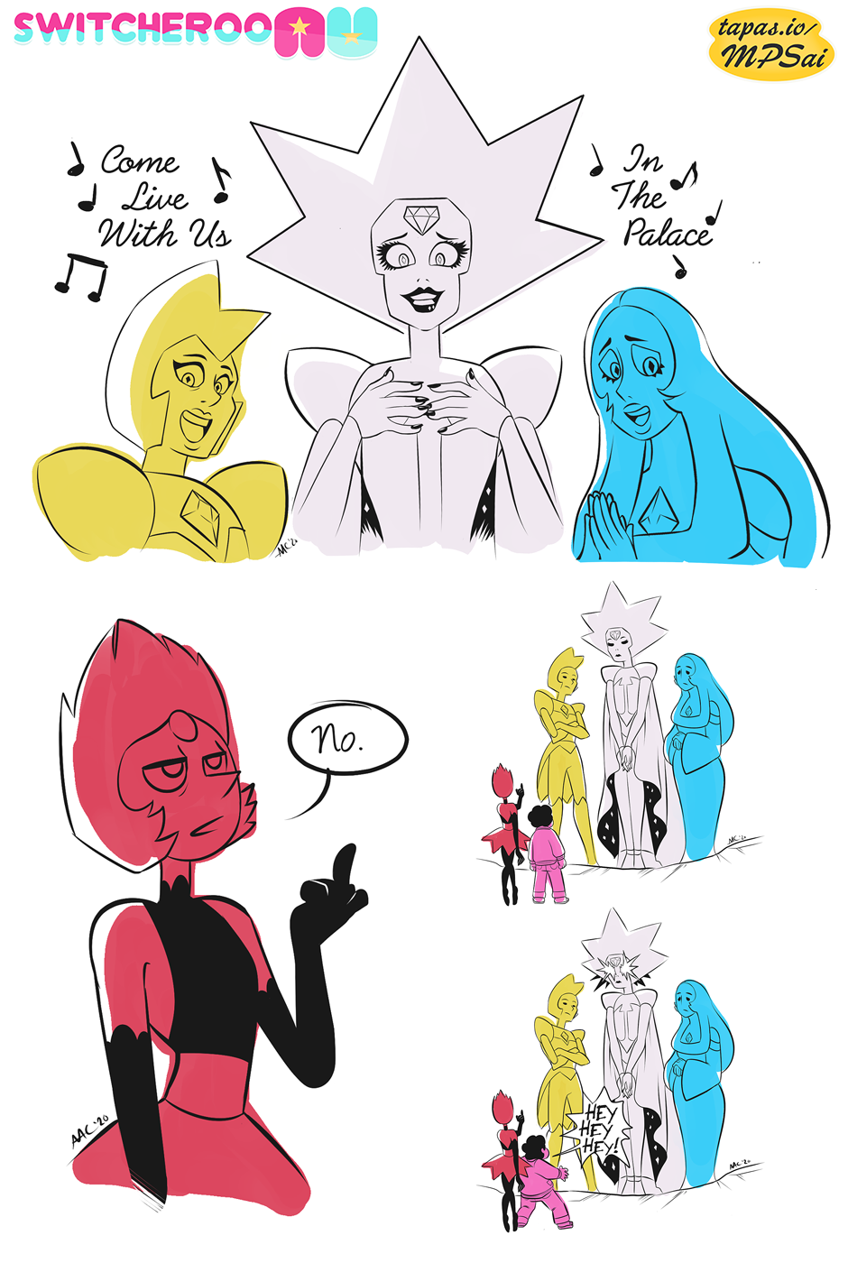 Read Switcheroo AU - Steven Universe AU :: Pearl's Movie Ending | Tapas ...