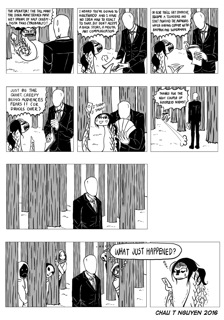 slender man comic strip