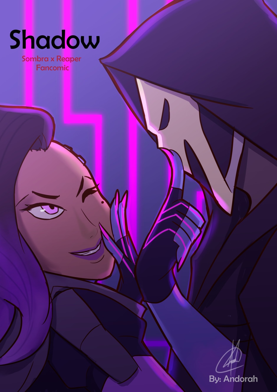 Read OW ships series (Fancomics) :: Shadow (Sombra x Reaper) cover | Tapas  Community