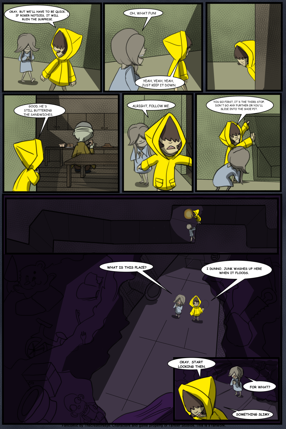 Read With Eyes Unclouded - A little Nightmares comic :: The Man in The ...