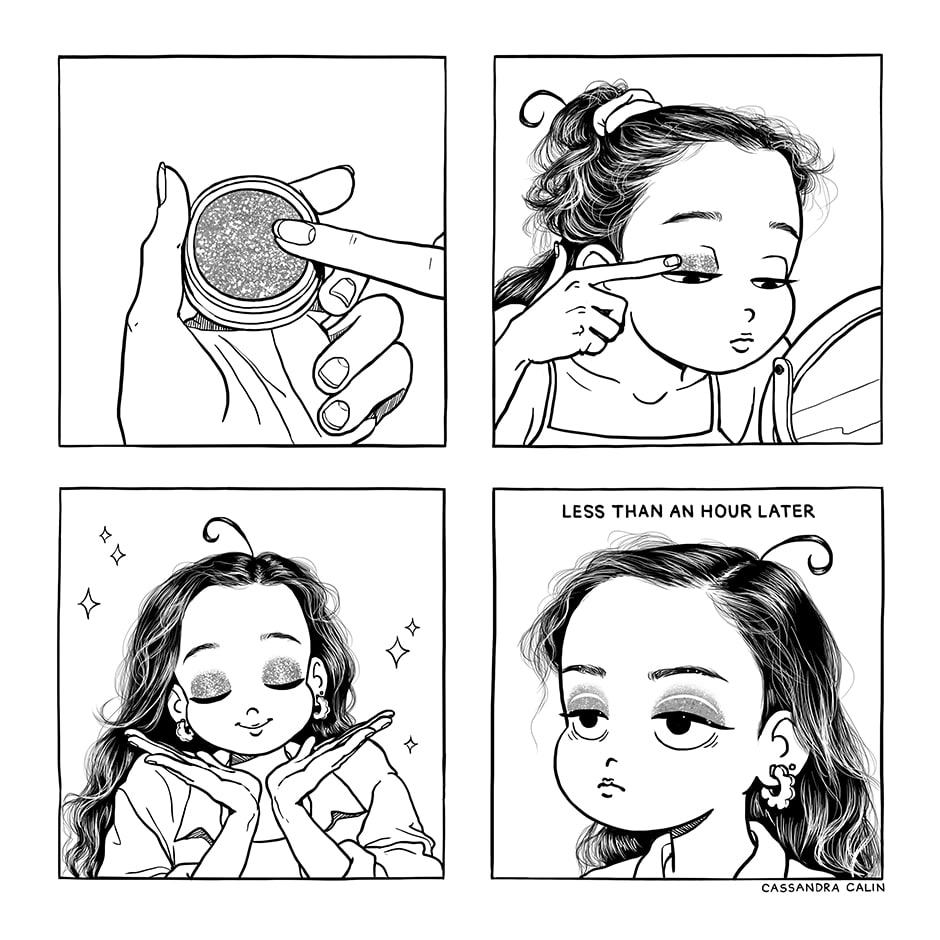 Read Cassandra Comics Glitter eyeshadow Tapas Community