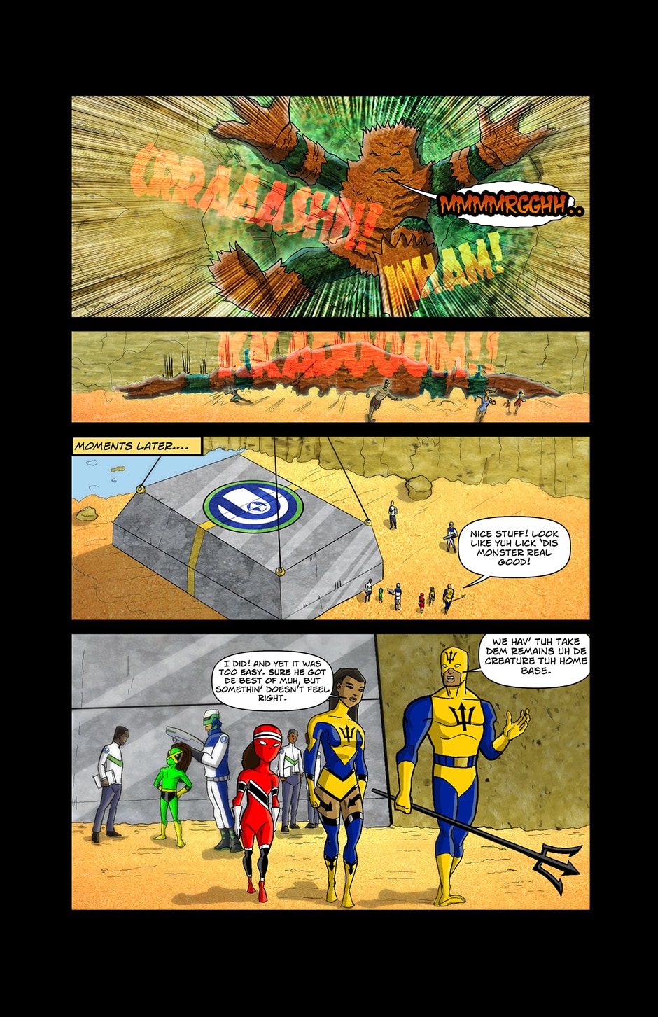 Heroes Of The World Mini-Comic  :: Issue #2 - Barbados - image 15