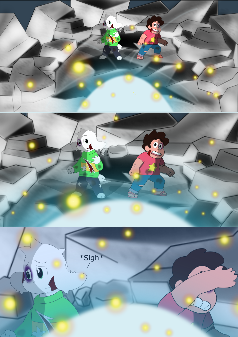 Read Undertale/Steven Universe Crossover Comic :: Page 19 | Tapas Community