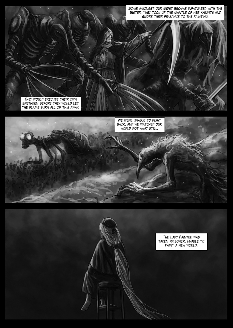 Read Dark Souls Lore Stories Slave Knight Gael Chapter 8 Tapas