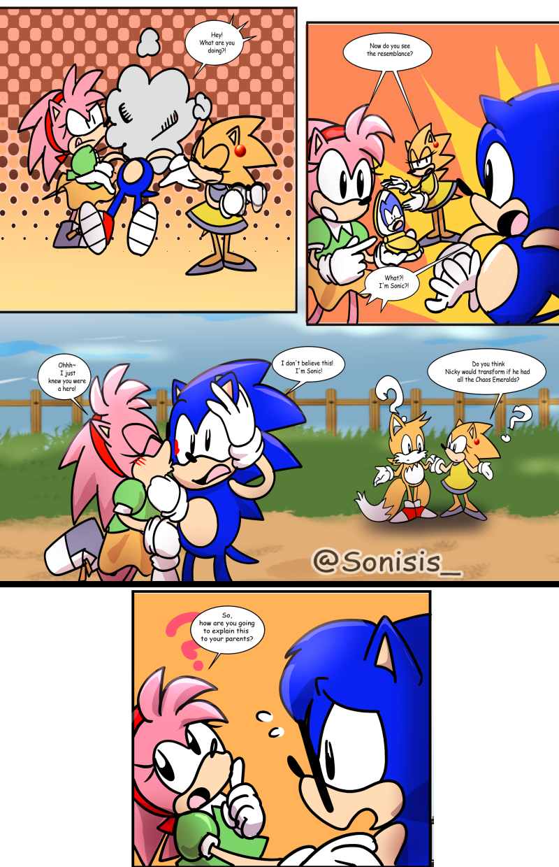 Project: Sonamy on X: It's not a date 😏 Comic creators : Gotta