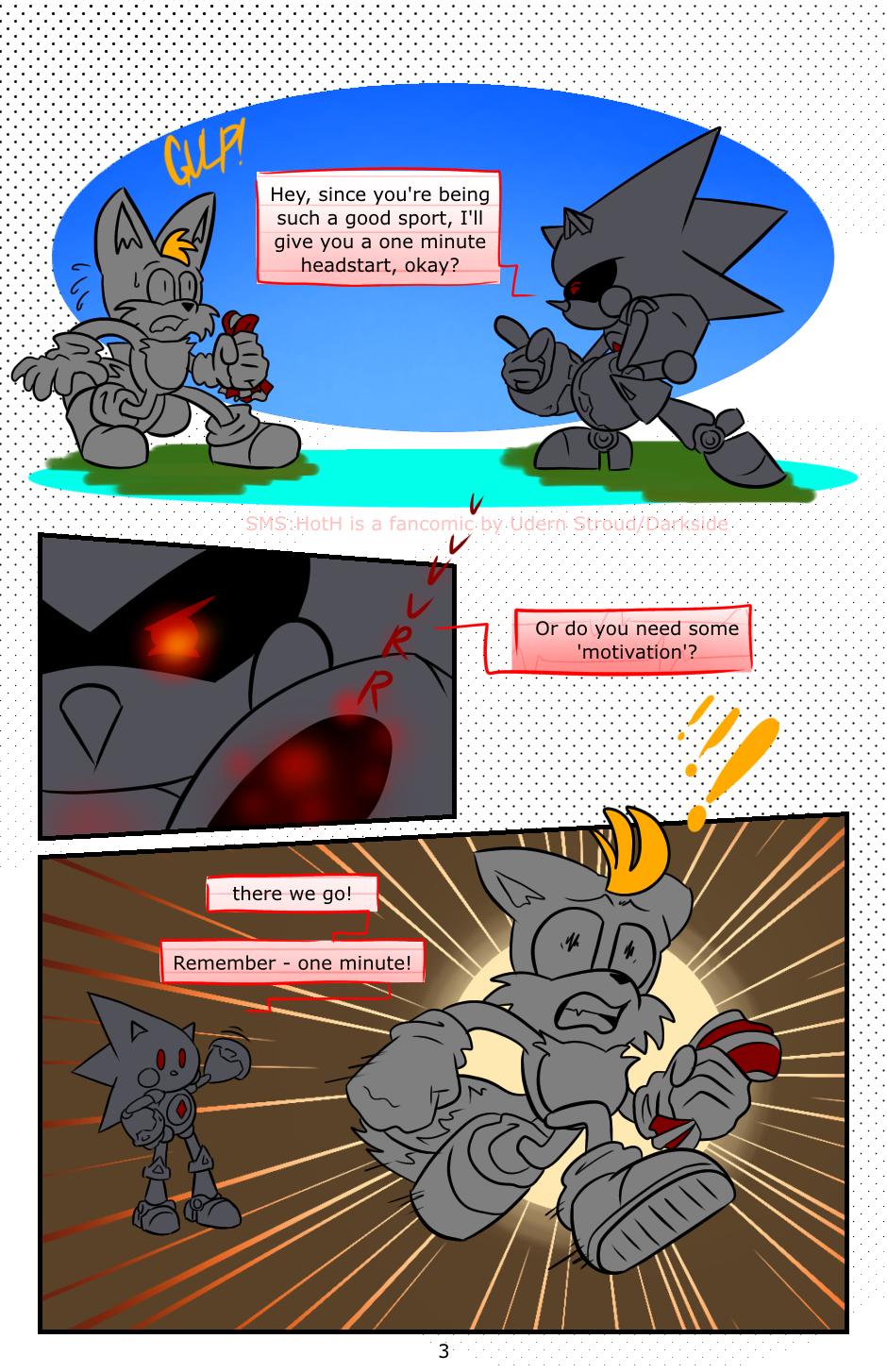 STFHCT episode 2 Honey vs Metal Sonic - Comic Studio