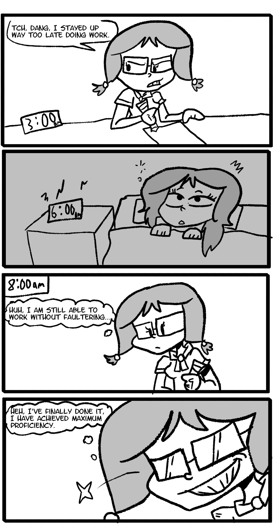 Read 4koma girls light sleeper Tapas Comics