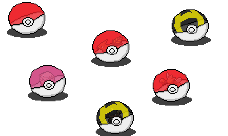 Read custom pokemon sprite collection :: Pokeball design