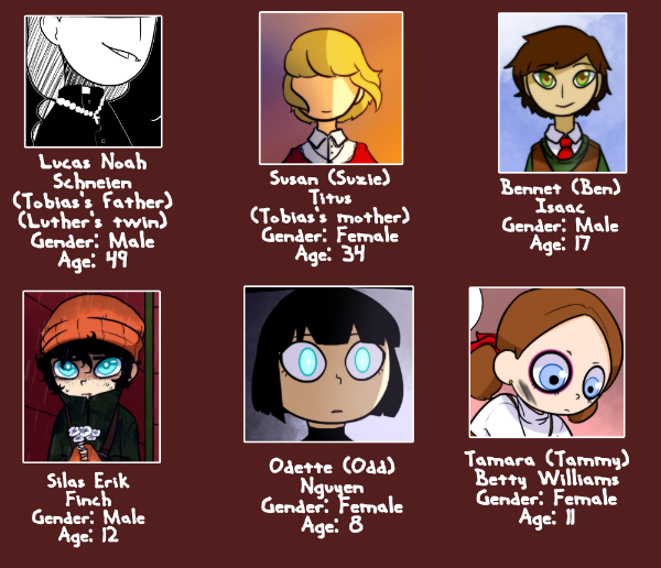 Read Ghost Eyes :: Character List | Tapas Community