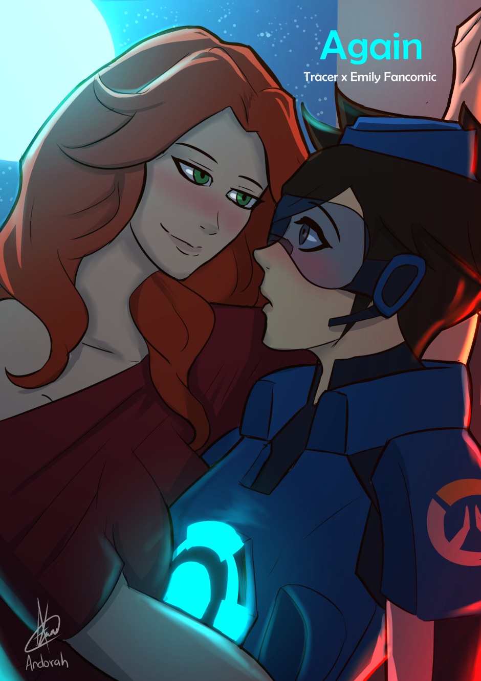 Read OW ships series (Fancomics) :: Again (Tracer x Emily) Cover