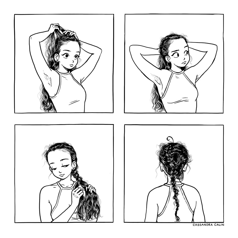 Read Cassandra Comics :: Braiding my hair