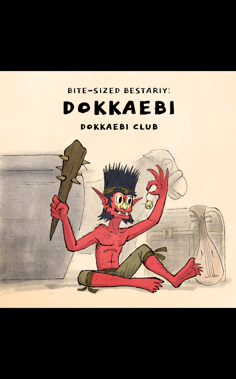 Read Bite-Sized Bestiary :: Dokkaebi: Dokkaebi Club | Tapas Community