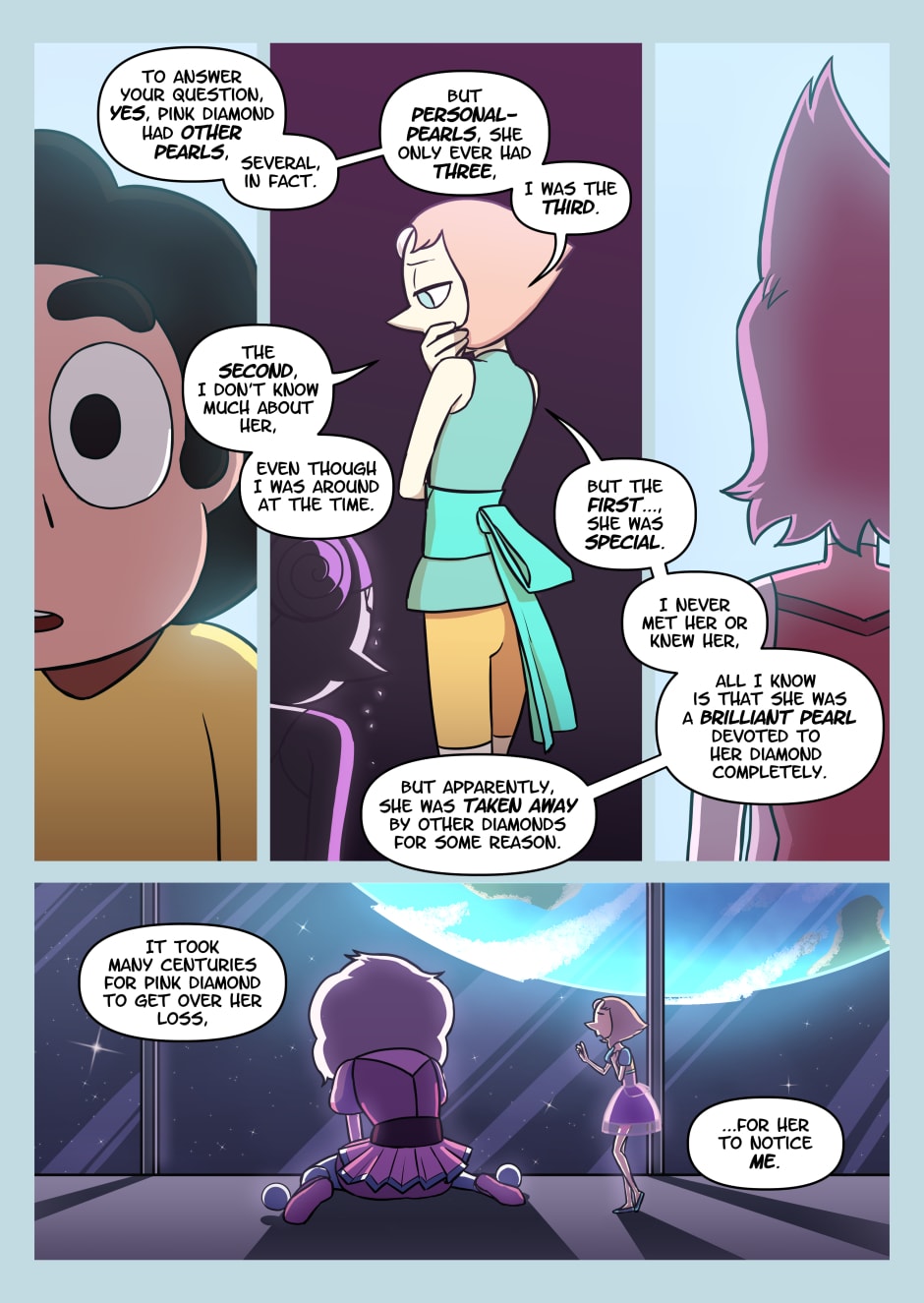 Read Steven Universe : The Story of Black Pearl (SU fan comic) :: ep 9:  Memories of Old (part 2) | Tapas Community