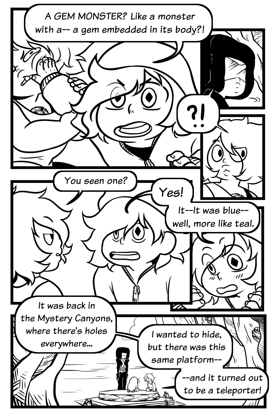 Read Steven *AU*niverse: Ask WhitePearl and Steven :: S2 EP001: Arrival ...