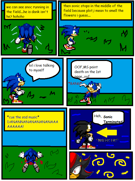 Comics with Sonic Sprite - Comic Studio