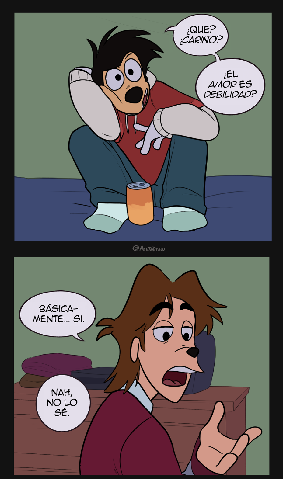 Comics feed - (Español) As Goofy As Can Be! : Cool, no "goof"