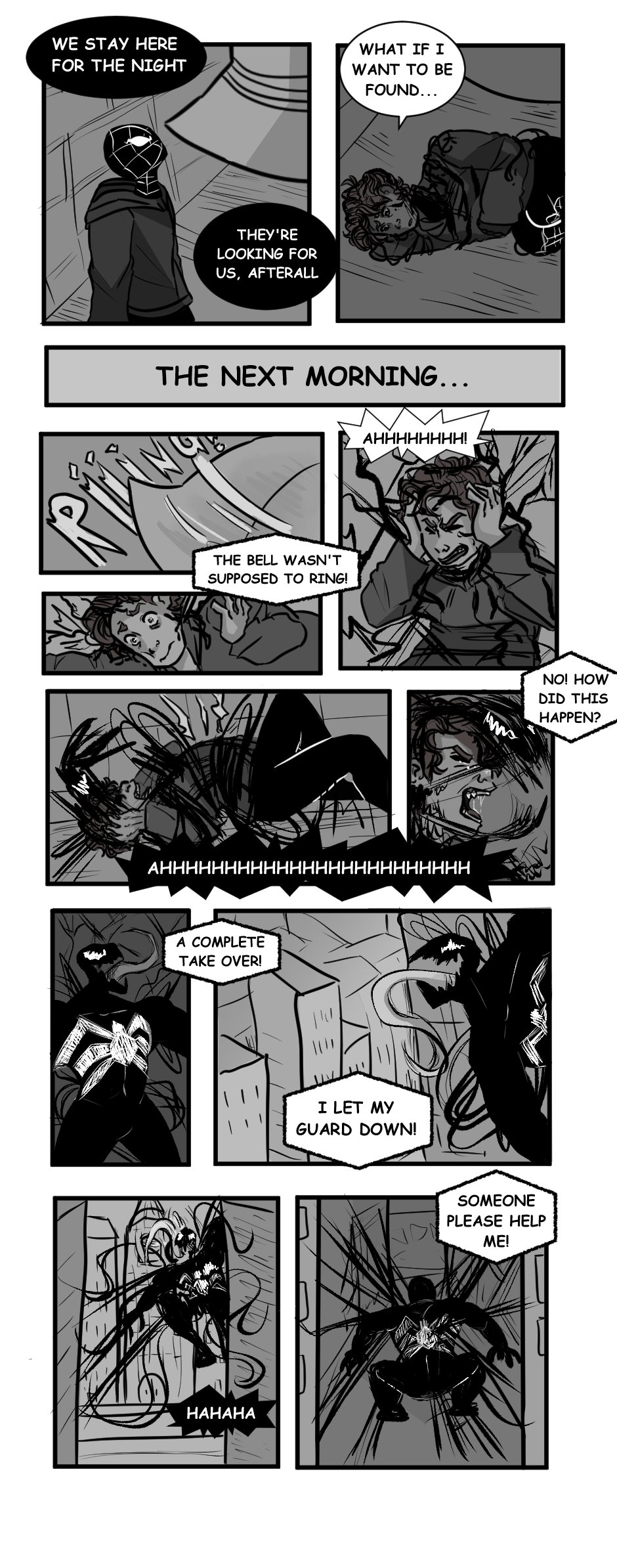 Read Spider/Venom - Fan Comic :: P.8 | Tapas Community