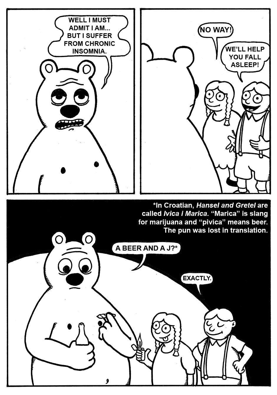 Read A Pale Ending :: Nedo the Anti-Pedo Bear | Tapas Community