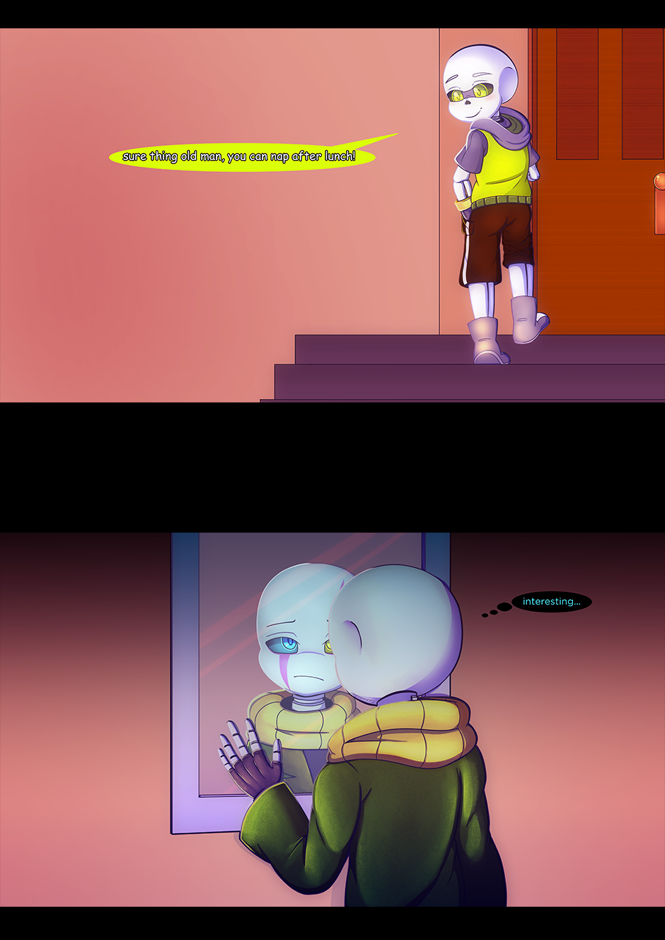 Nightmare sans x Ink sans - Chapter 7  Undertale cute, Undertale fanart,  Undertale