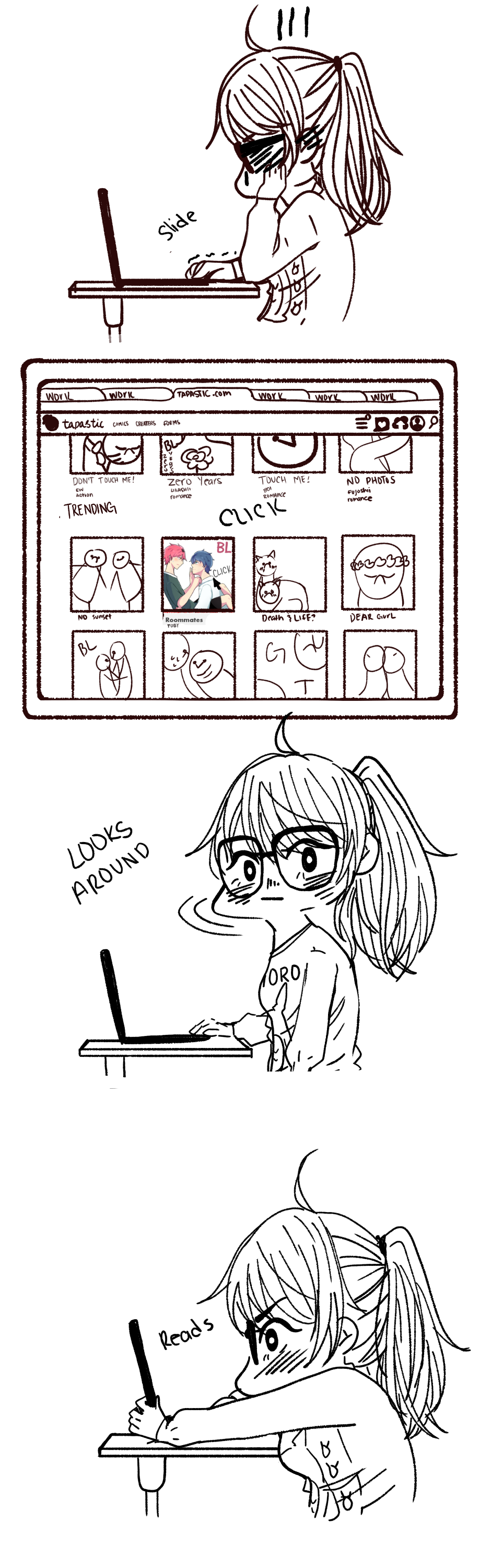 Read Impulsive Thoughts :: Guest comic by likashii | Tapas Comics