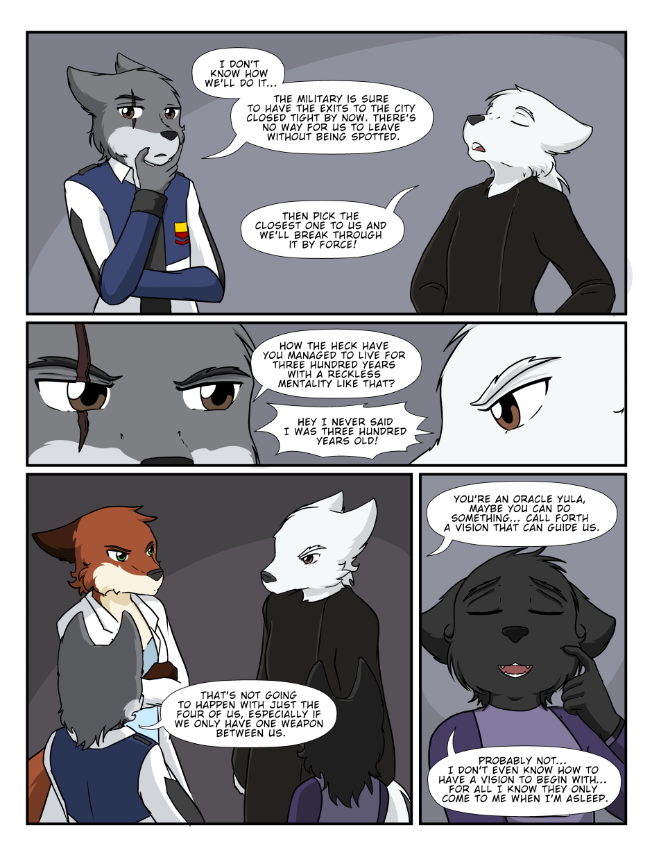 Raven wolf comic