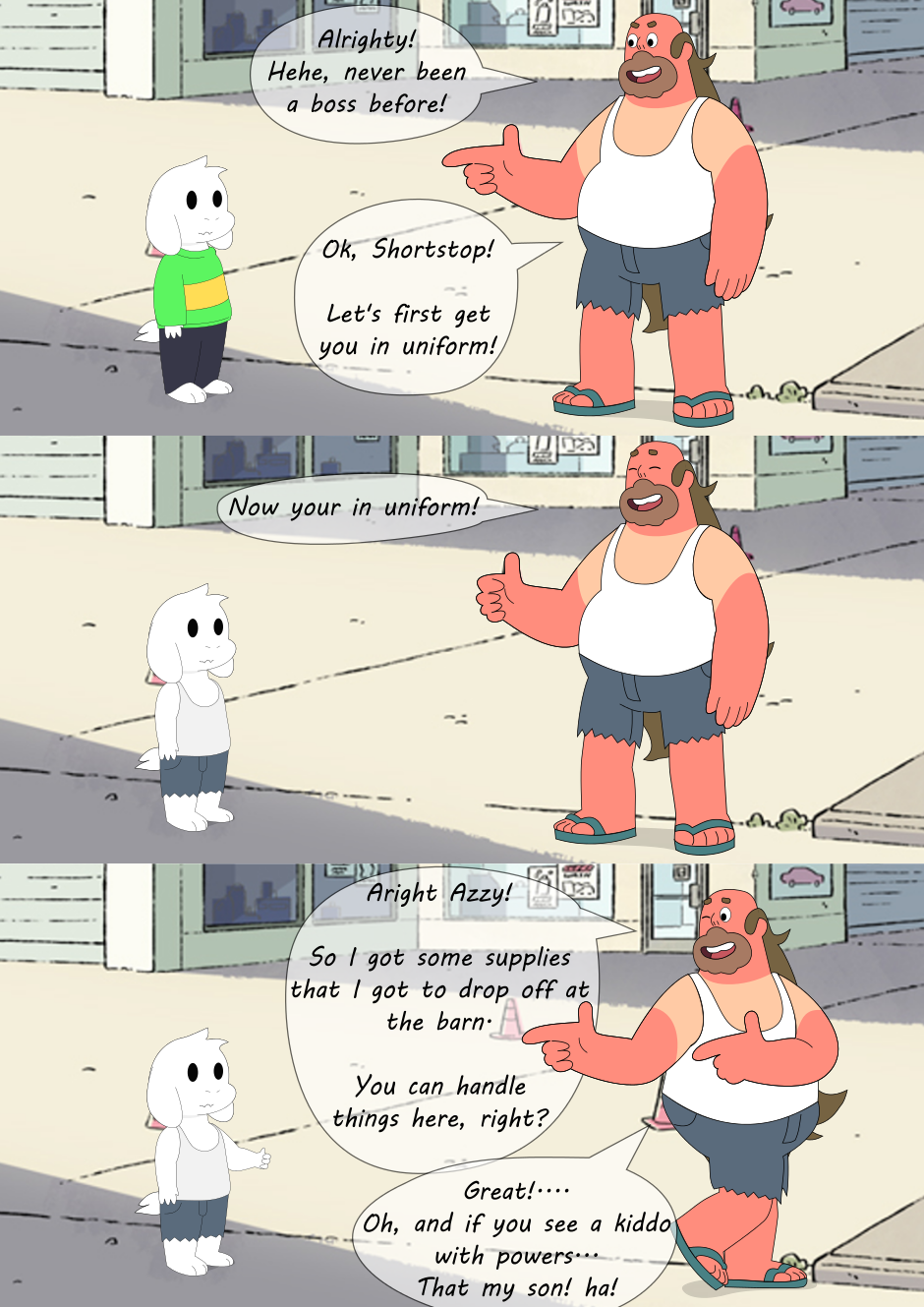 Read Undertale/Steven Universe Crossover Comic :: Page 2 | Tapas Community