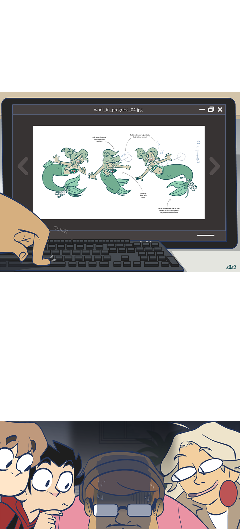 Comics feed - The Little Trashmaid : Amado's work-in-progress