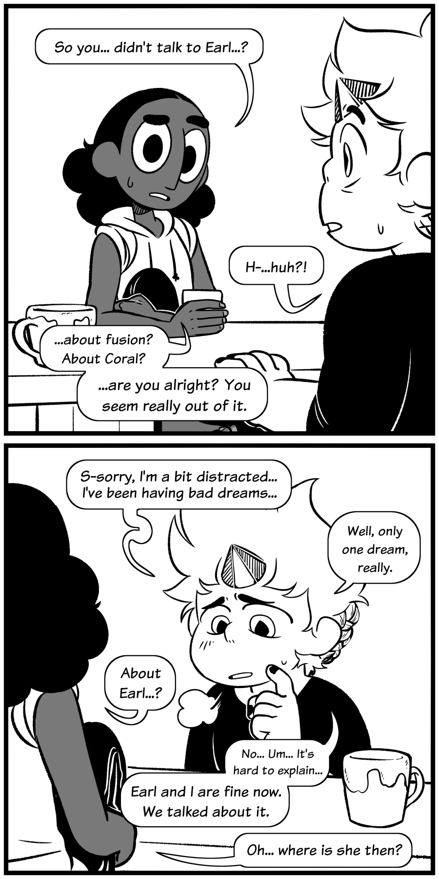 Read Steven *AU*niverse: Ask WhitePearl and Steven :: S4 EP13: Becoming  Myself | Tapas Community