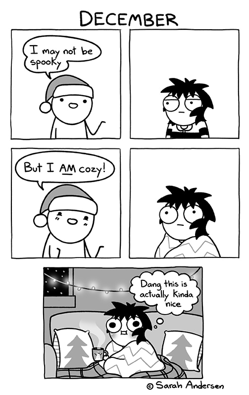 Comics feed - Sarah's Scribbles : December