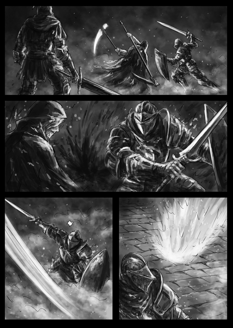 Read Dark Souls Lore Stories Slave Knight Gael Chapter 27 Tapas Comics