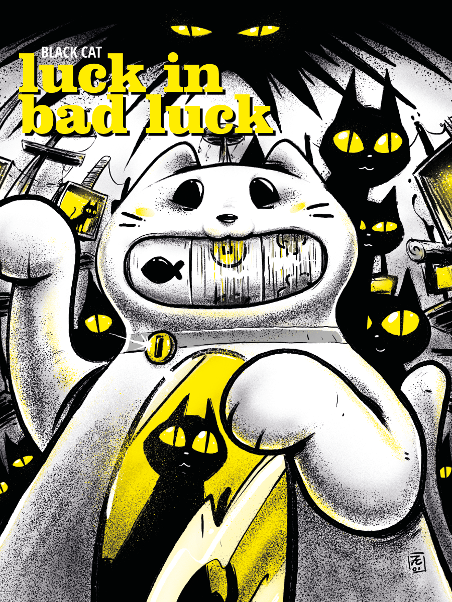 Read Black cat Luck in bad luck Cover Tapas Comics