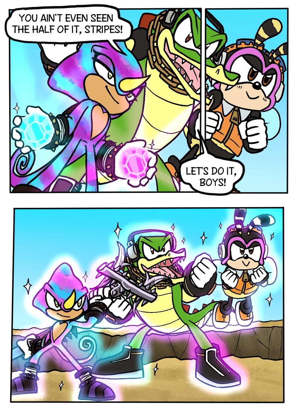 Stream Team Chaotix -- Detectives by szymon3543