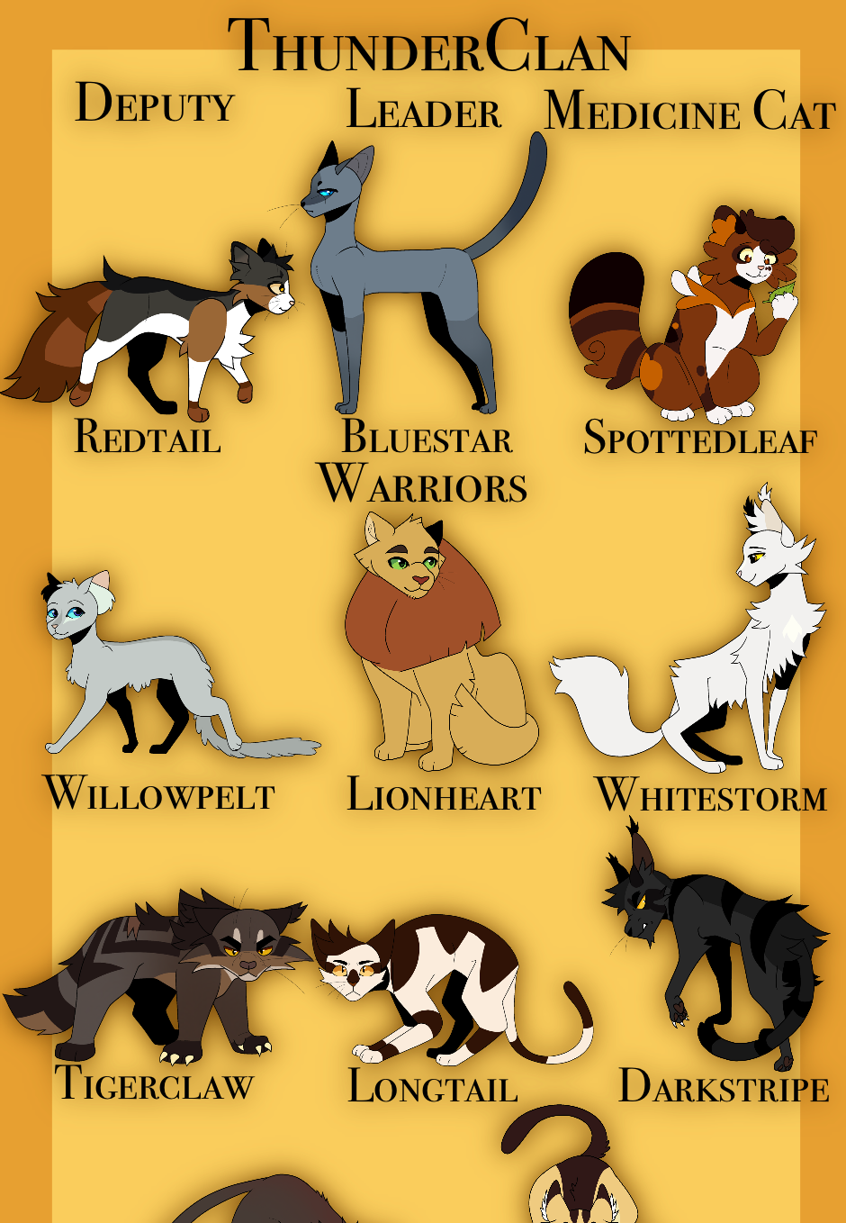 thunderclan warriors